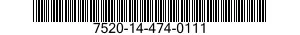 7520-14-474-0111  7520144740111 144740111
