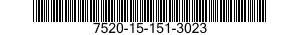 7520-15-151-3023 STENCIL,MARKING 7520151513023 151513023