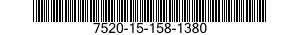 7520-15-158-1380 STAPLER,PAPER FASTENING,OFFICE 7520151581380 151581380