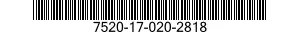 7520-17-020-2818 BOX,CASH 7520170202818 170202818