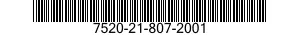 7520-21-807-2001 STENCIL SET,MARKING 7520218072001 218072001
