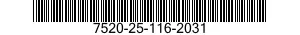 7520-25-116-2031 STENCIL SET,MARKING 7520251162031 251162031