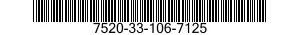 7520-33-106-7125 CASE,MAINTENANCE AND OPERATIONAL MANUALS 7520331067125 331067125
