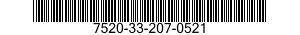 7520-33-207-0521 STAPLER,PAPER FASTENING,OFFICE 7520332070521 332070521