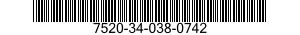 7520-34-038-0742 MARKER,TUBE TYPE 7520340380742 340380742