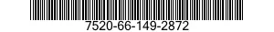 7520-66-149-2872 STAPLER,PAPER FASTENING,OFFICE 7520661492872 661492872