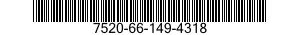 7520-66-149-4318 MARKER,TUBE TYPE 7520661494318 661494318