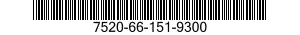 7520-66-151-9300 STAPLER,PAPER FASTENING,OFFICE 7520661519300 661519300