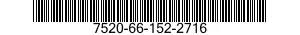 7520-66-152-2716 CLIPBOARD FILE 7520661522716 661522716