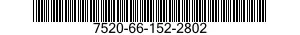 7520-66-152-2802 MARKER,TUBE TYPE 7520661522802 661522802