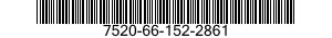 7520-66-152-2861 STAPLER,PAPER FASTENING,OFFICE 7520661522861 661522861
