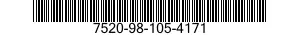 7520-98-105-4171  7520981054171 981054171