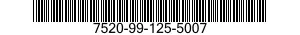 7520-99-125-5007  7520991255007 991255007