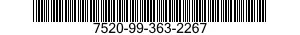 7520-99-363-2267  7520993632267 993632267