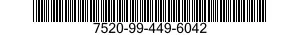 7520-99-449-6042  7520994496042 994496042