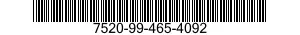 7520-99-465-4092 STENCIL SET 7520994654092 994654092