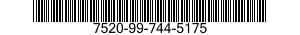 7520-99-744-5175 STENCIL SET,MARKING 7520997445175 997445175