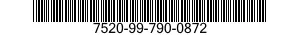 7520-99-790-0872  7520997900872 997900872