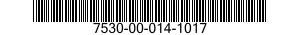 7530-00-014-1017  7530000141017 000141017