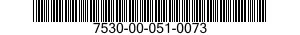 7530-00-051-0073  7530000510073 000510073