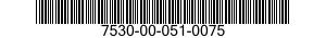 7530-00-051-0075  7530000510075 000510075