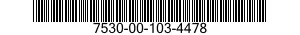 7530-00-103-4478  7530001034478 001034478