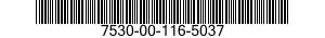 7530-00-116-5037  7530001165037 001165037