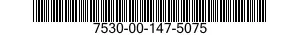 7530-00-147-5075  7530001475075 001475075
