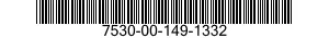 7530-00-149-1332  7530001491332 001491332