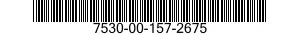 7530-00-157-2675 PAPER,BOND 7530001572675 001572675