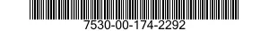 7530-00-174-2292  7530001742292 001742292