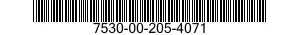 7530-00-205-4071  7530002054071 002054071