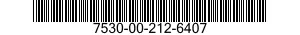 7530-00-212-6407  7530002126407 002126407