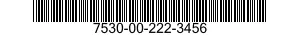 7530-00-222-3456 TAPE,PAPER,COMPUTING MACHINE 7530002223456 002223456