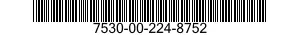 7530-00-224-8752  7530002248752 002248752