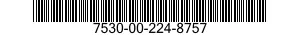 7530-00-224-8757  7530002248757 002248757