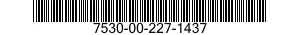 7530-00-227-1437  7530002271437 002271437