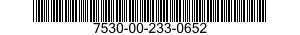 7530-00-233-0652  7530002330652 002330652