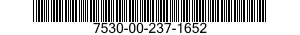 7530-00-237-1652  7530002371652 002371652