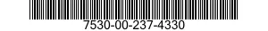 7530-00-237-4330  7530002374330 002374330