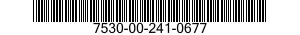 7530-00-241-0677  7530002410677 002410677