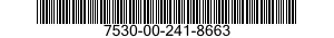 7530-00-241-8663  7530002418663 002418663