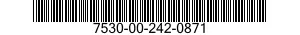 7530-00-242-0871  7530002420871 002420871