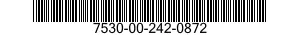 7530-00-242-0872  7530002420872 002420872