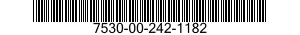 7530-00-242-1182  7530002421182 002421182