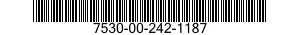 7530-00-242-1187  7530002421187 002421187