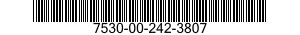 7530-00-242-3807  7530002423807 002423807