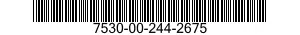 7530-00-244-2675  7530002442675 002442675