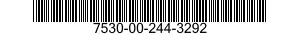 7530-00-244-3292  7530002443292 002443292
