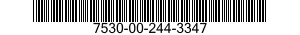 7530-00-244-3347  7530002443347 002443347